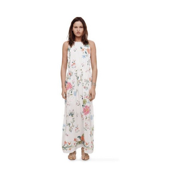 Club Monaco Chelsea silk flower maxi dress - Picture 2 of 8